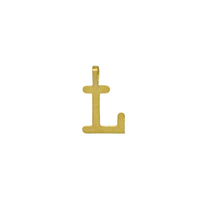 Colgante 750 Group Oro letra L, 10mm 5000L | 84,90 € | Joyería Flores