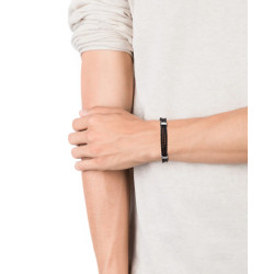 Pulsera Viceroy Magnum Acero Piel 1324P01011 | 29,00 € | Joyería Flores