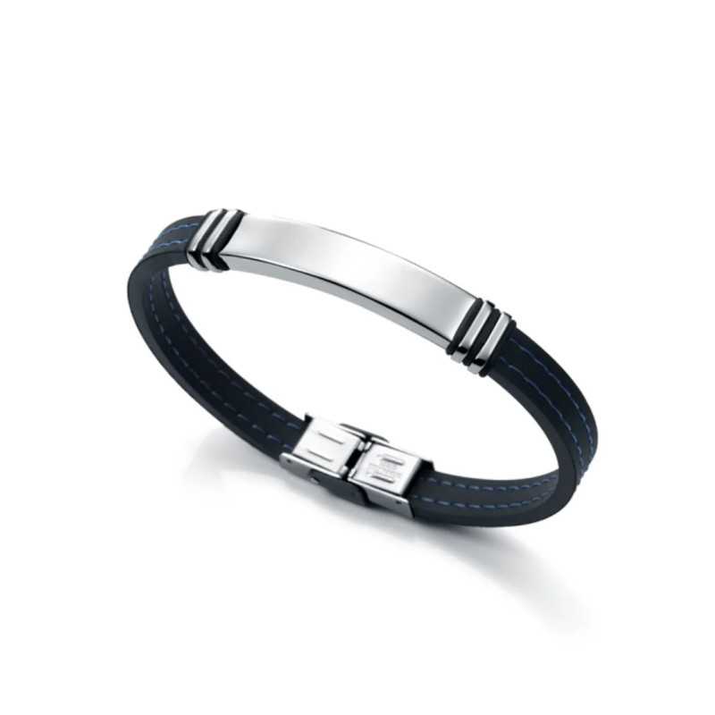 Pulsera Viceroy Hombre Acero y Piel 6343P09013 | 35,00 € | Joyería Flores Pulsera Viceroy Hombre Acero y Piel 6343P09013 | 35,00 € | Joyería Flores