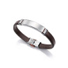 Pulsera Viceroy Hombre Acero y Piel 6371P09011 | 29,00 € | Joyería Flores
