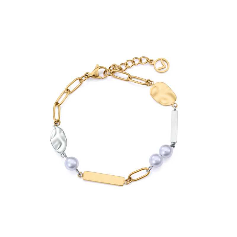 Pulsera Viceroy Acero Perla Sintética 75372P01019 | 49,00 € | Joyería Flores