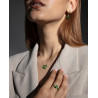 Anillo Viceroy Plata Dorada verde 15122A016-32 | 59,00 € | Joyería Flores