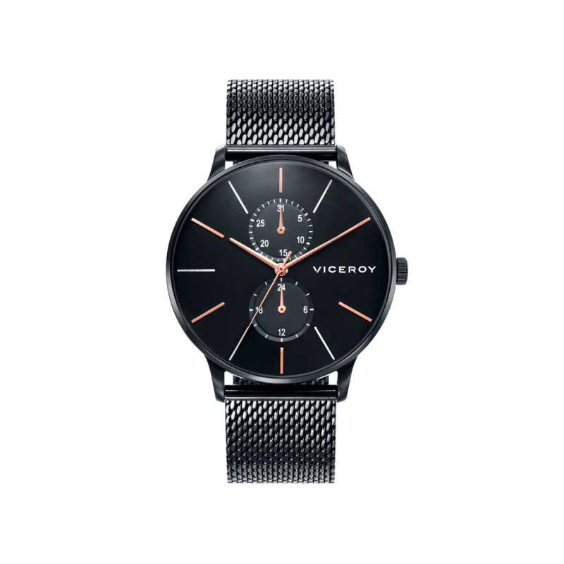 Reloj Viceroy Beat Acero IP Negra Hombre 46753-57 | 145,00 € | Joyería Flores