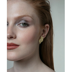 Pendientes Viceroy  Hoja Plata Dorada 2313E100-00 | 65,00 € | Joyería Flores
