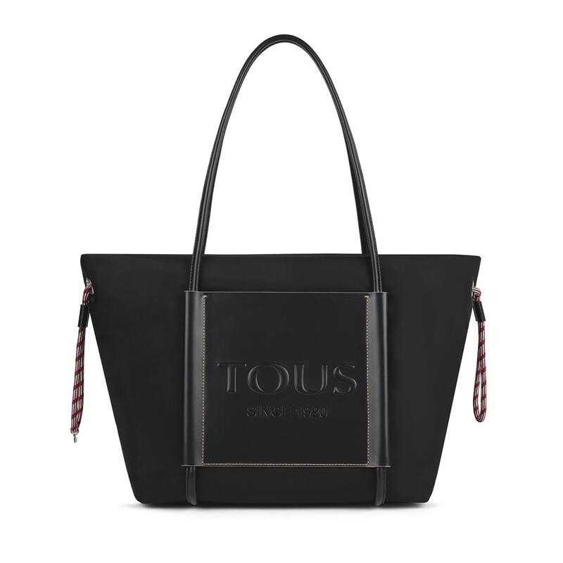 Capazo Tous grande Empire Soft negro 195890680 | 149,00 € | Joyería Flores Capazo Tous grande Empire Soft negro 195890680 | 149,00 € | Joyería Flores
