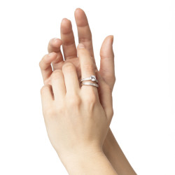 Anillo Lotus Silver Pure Essential LP3554-3/118 | 69,90 € | Joyería Flores