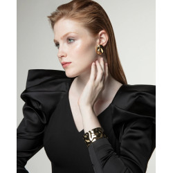 Pulsera Viceroy Acero Ip dorado Rígida 15157P01012 | 39,00 € | Joyería Flores