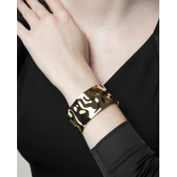 Pulsera Viceroy Acero Ip dorado Rígida 15157P01012 | 39,00 € | Joyería Flores