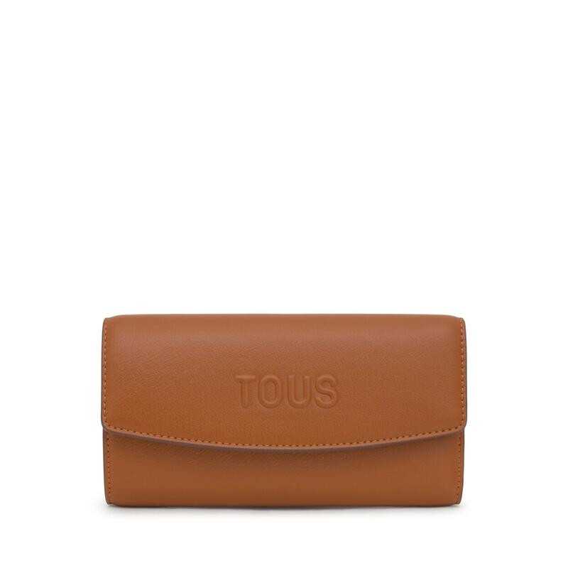 Billetera grande camel TOUS Bloom 2002206343 | 89,00 € | Joyería Flores