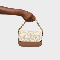 Bandolera S Tous camel y beige Kaos Icon 2002200343 | 169,00 € | Joyería Flores