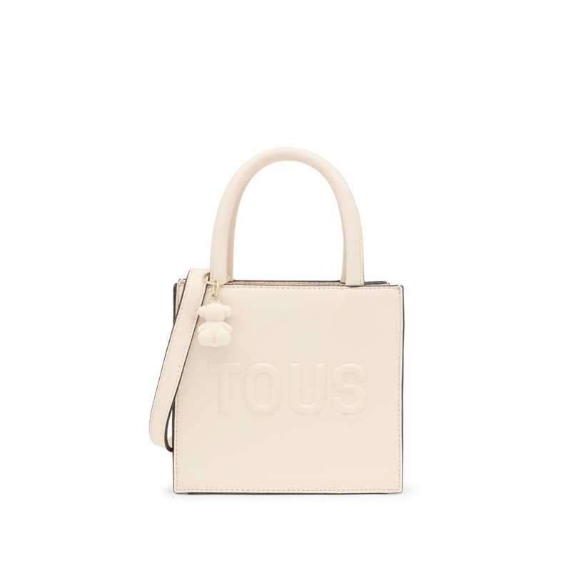 Bolso mini cube beige TOUS Brenda 2002106601 | 99,00 € | Joyería Flores Bolso mini cube beige TOUS Brenda 2002106601 | 99,00 € | Joyería Flores