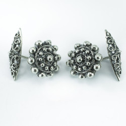 Gemelos de botón Charro plata de ley 513-G | 30,63 € | Joyería Flores