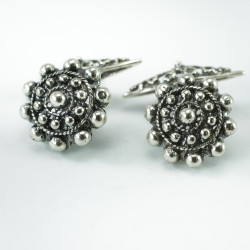 Gemelos de botón Charro plata de ley 513-G | 30,63 € | Joyería Flores