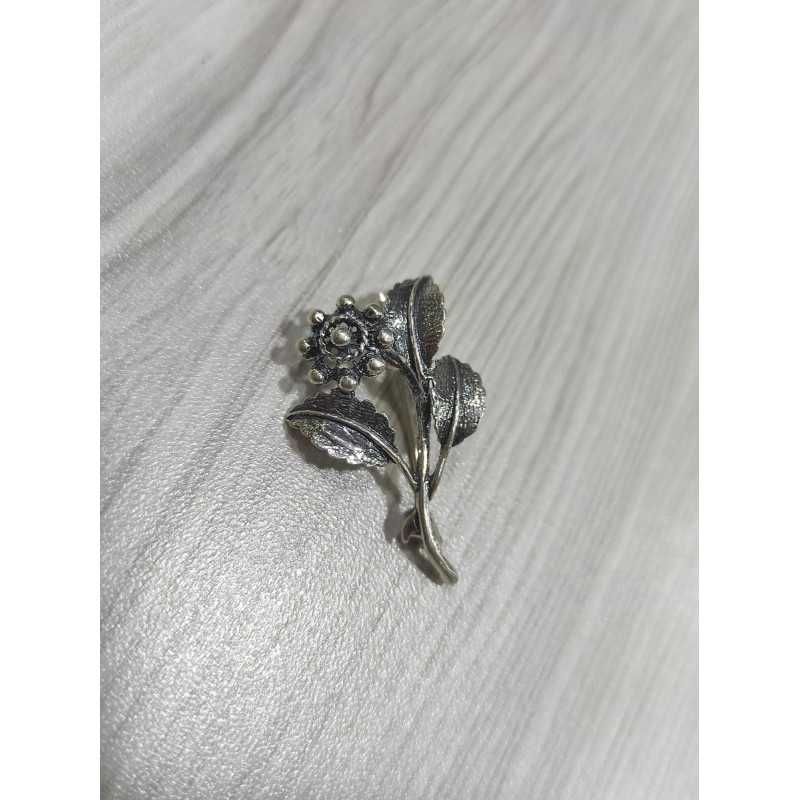 Broche Ramo Botón Charro Plata BF92 | 16,88 € | Joyería Flores