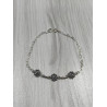 Pulsera Botón Charro Plata de Ley 3 botones 0-3 | 15,63 € | Joyería Flores