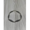 Pulsera Botón Charro Plata Triple botón PLS-546 | 41,13 € | Joyería Flores