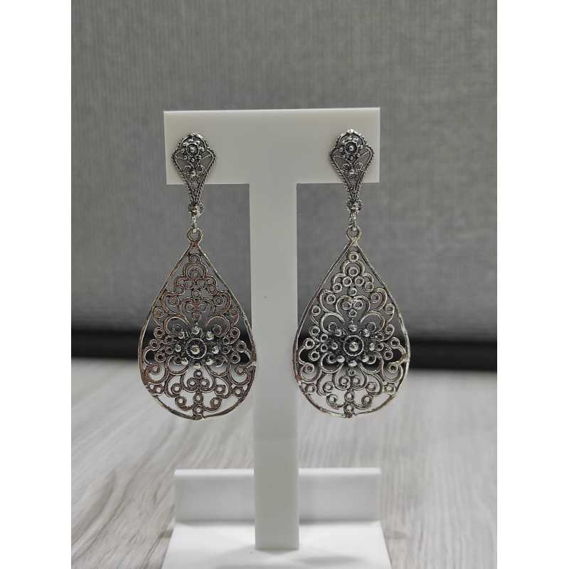 Pendientes Botón Charro Largo Filigrana FIA-69 | 45,63 € | Joyería Flores Pendientes Botón Charro Largo Filigrana FIA-69 | 45,63 € | Joyería Flores