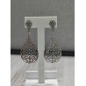 Pendientes Botón Charro Largo Filigrana FIA-69 | 45,63 € | Joyería Flores