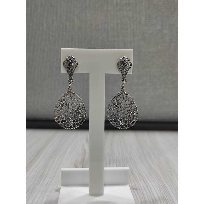 Pendientes Botón Charro Largo Filigrana FIA64 | 28,63 € | Joyería Flores Pendientes Botón Charro Largo Filigrana FIA64 | 28,63 € | Joyería Flores
