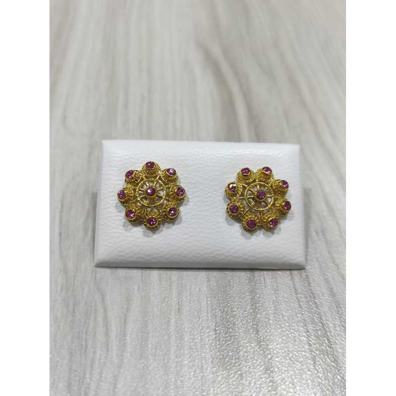 Pendientes Charro Plata Dorado/Rosa S1734-R-CH | 39,94 € | Joyería Flores Pendientes Charro Plata Dorado/Rosa S1734-R-CH | 39,94 € | Joyería Flores