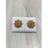 Pendientes Charro Plata Dorado/Rosa S1734-R-CH | 39,94 € | Joyería Flores