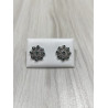 Pendientes Charro Plata Piedra Verde S1734-V | 29,94 € | Joyería Flores
