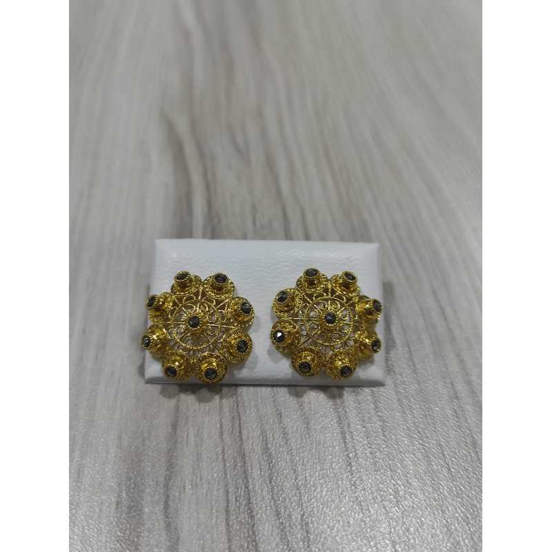 Pendientes Botón Charro Plata Marquesitas S1201-CH | 51,19 € | Joyería Flores Pendientes Botón Charro Plata Marquesitas S1201-CH | 51,19 € | Joyería Flores