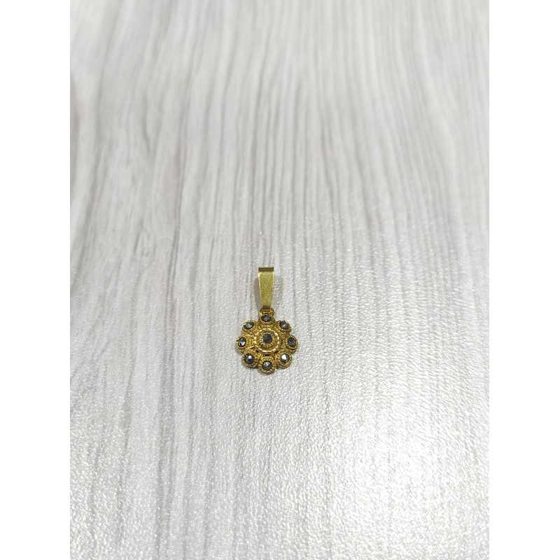 Colgante Charro Plata Dorado Marquesitas S1724-CH | 17,44 € | Joyería Flores Colgante Charro Plata Dorado Marquesitas S1724-CH | 17,44 € | Joyería Flores