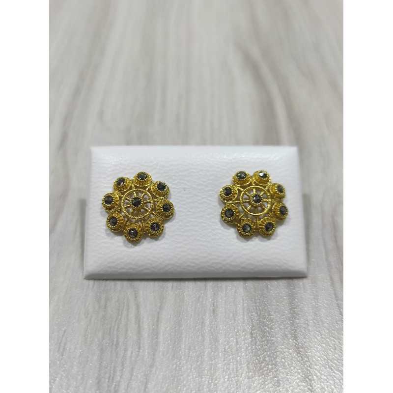 Pendientes Botón Charro Plata Marquesitas S1727-CH | 39,94 € | Joyería Flores Pendientes Botón Charro Plata Marquesitas S1727-CH | 39,94 € | Joyería Flores