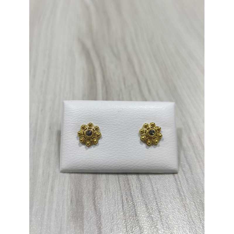 Pendientes Botón Charro Plata Marquesita S338-CH | 17,44 € | Joyería Flores Pendientes Botón Charro Plata Marquesita S338-CH | 17,44 € | Joyería Flores