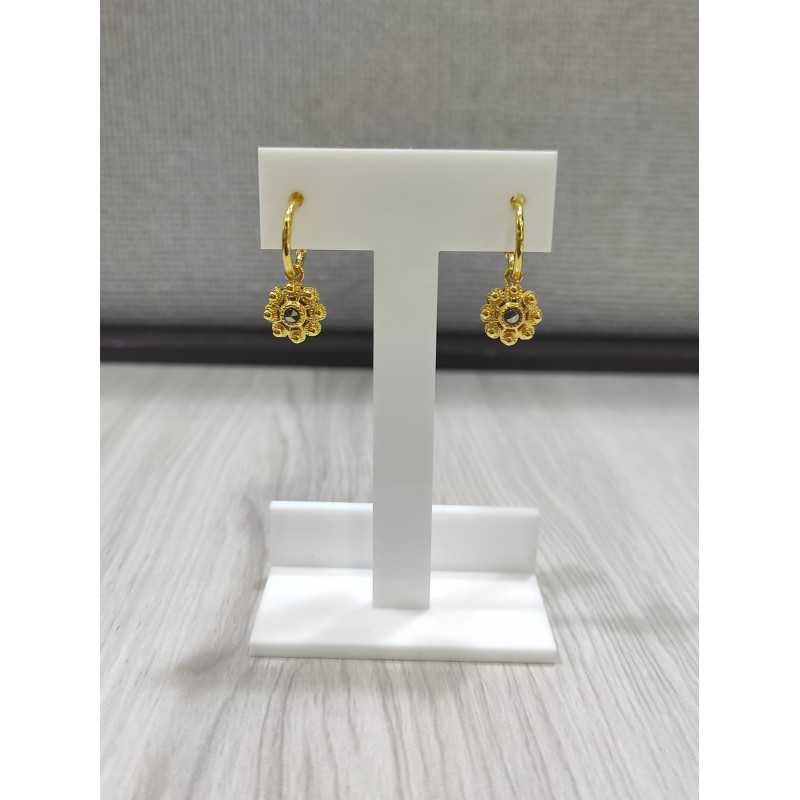 Pendientes Aro Charro Plata Marquesita S1531-CH | 36,19 € | Joyería Flores Pendientes Aro Charro Plata Marquesita S1531-CH | 36,19 € | Joyería Flores