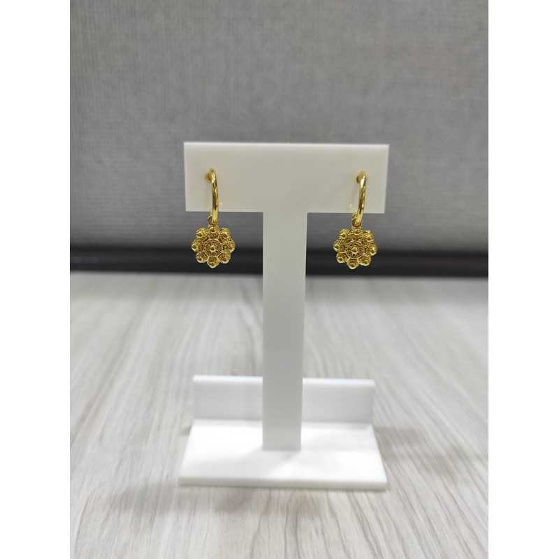 Pendientes Aro Botón Charro Plata Dorados S1530-CH | 29,94 € | Joyería Flores Pendientes Aro Botón Charro Plata Dorados S1530-CH | 29,94 € | Joyería Flores