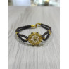 Pulsera Charro Cuero Trenza Marrón S1206-CH-M | 46,19 € | Joyería Flores