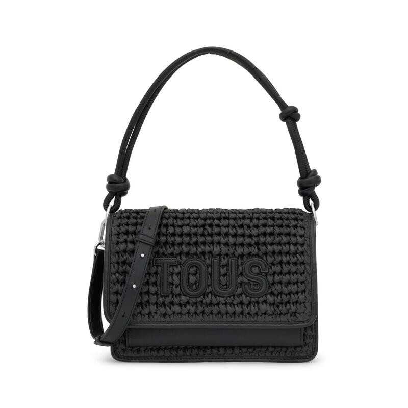 Bandolera Tous M negro Audree Rafia 2002202851 | 179,00 € | Joyería Flores Bandolera Tous M negro Audree Rafia 2002202851 | 179,00 € | Joyería Flores