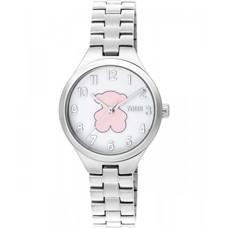 Reloj Tous Watches Niña NEW MUFFIN Acero Inoxidable Plateado Analógico 200351095 | 149,00 € | Joyería Flores