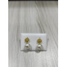 Pendientes charro perla plata chapado SHELL/1A-CH | 33,12 € | Joyería Flores