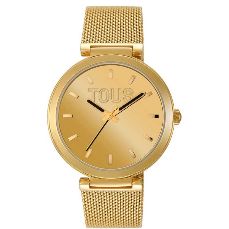 Reloj Tous Acero Dorado S-Mesh Mirror 3000142300 | 189,00 € | Joyería Flores