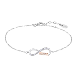 Pulsera Infinito Mamá Lotus Silver LP3213-2/1 | 39,00 € | Joyería Flores