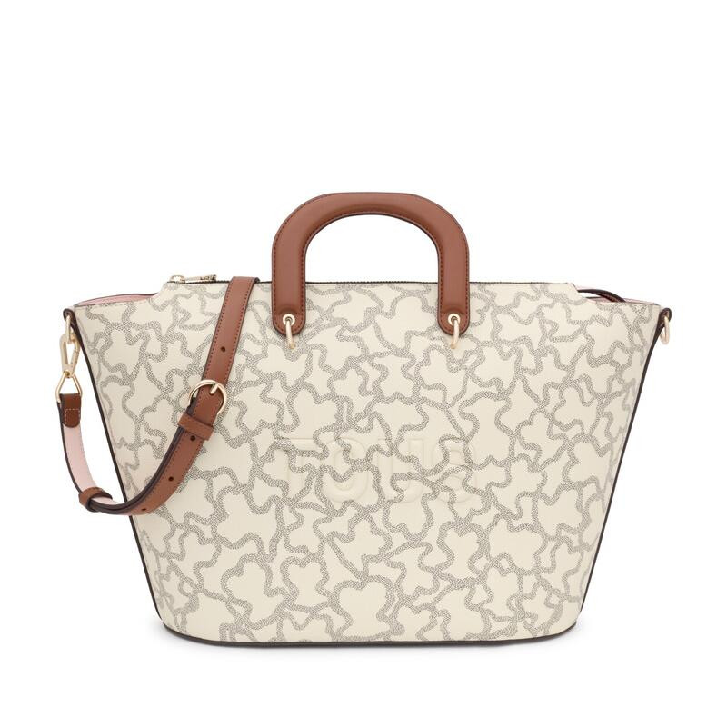 Capazo Tous Grande beige Kaos Icon 2002127901 | 199,00 € | Joyería Flores Capazo Tous Grande beige Kaos Icon 2002127901 | 199,00 € | Joyería Flores