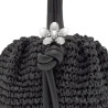 Bombonera Tous Negra rafia Daisy 2002286151 | 149,00 € | Joyería Flores