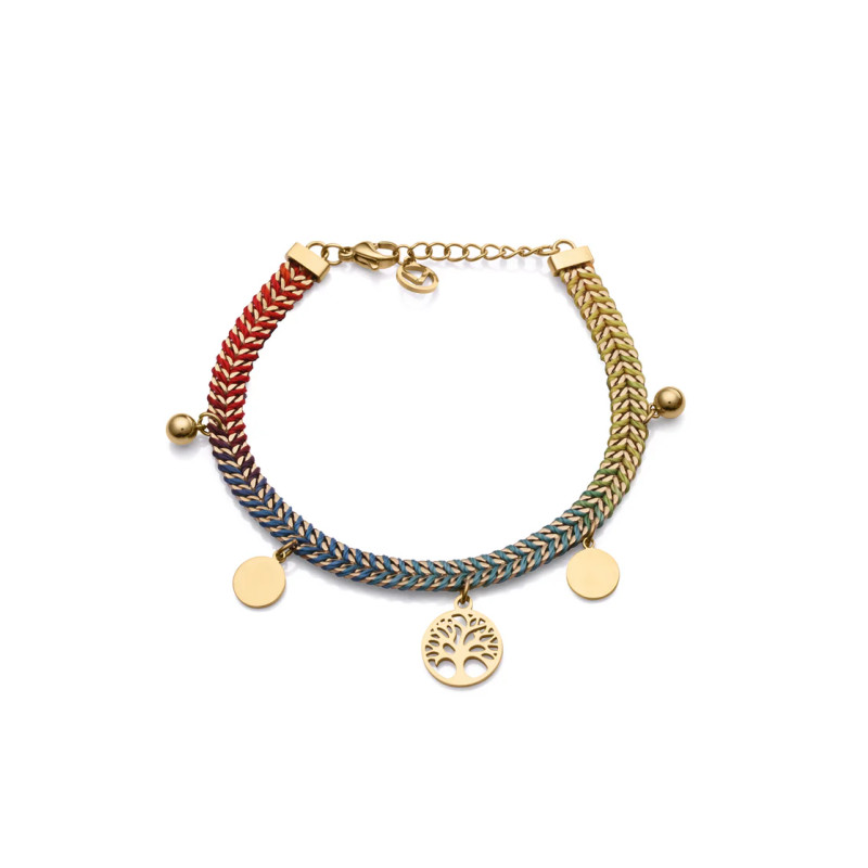 Pulsera Viceroy Kiss Acero Ip dorado 14036P01012 | 55,00 € | Joyería Flores
