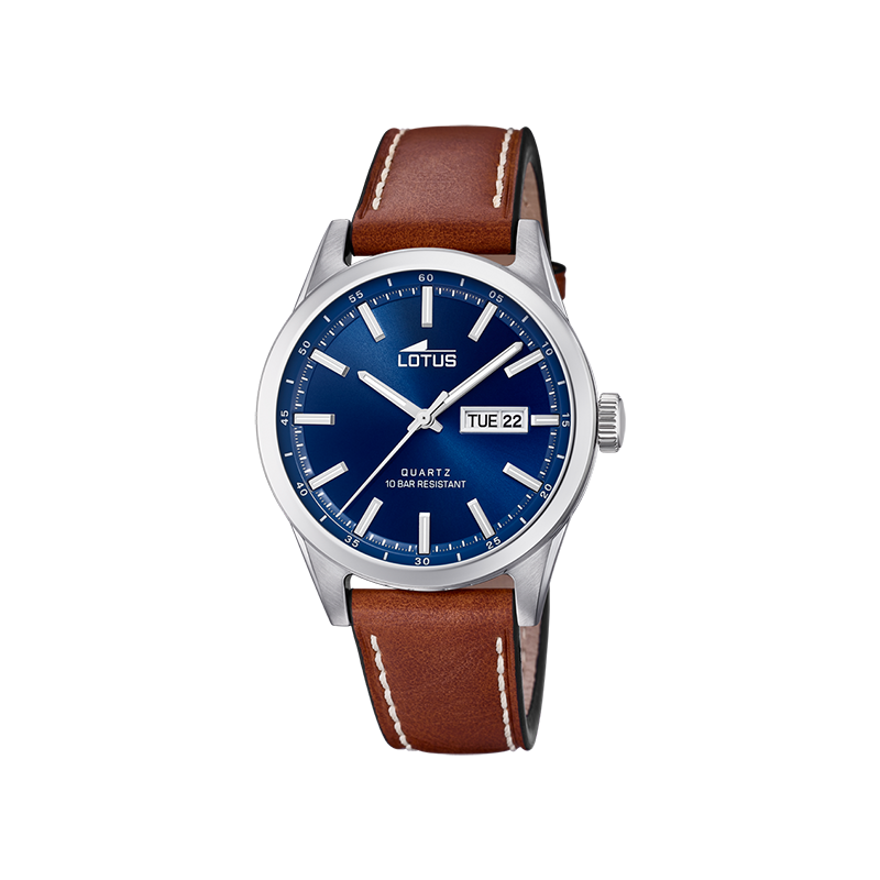 Reloj Lotus Classic Steel Esfera Azul 18671/3 | 69,00 € | Joyería Flores