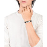 Pulsera Viceroy Magnum Acero y piel 15036P01016 | 29,00 € | Joyería Flores