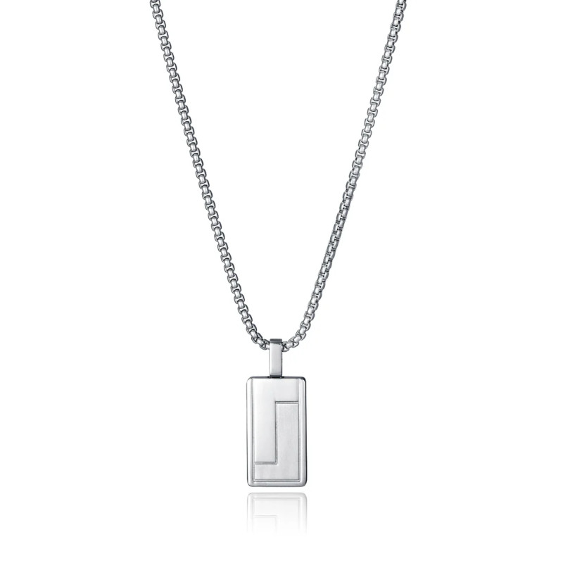 Collar Viceroy Hombre Acero y placa 75382C01000 | 35,00 € | Joyería Flores