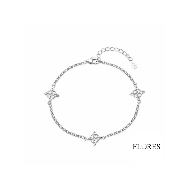 Pulsera Plata de Ley Nudo de Brujas 2041113 | 28,00 € | Joyería Flores