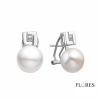 Pendientes Plata de Ley con Perla 2025228 | 72,00 € | Joyería Flores