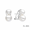 Pendientes Plata de Ley con 2 Perlas 2025233 | 64,00 € | Joyería Flores