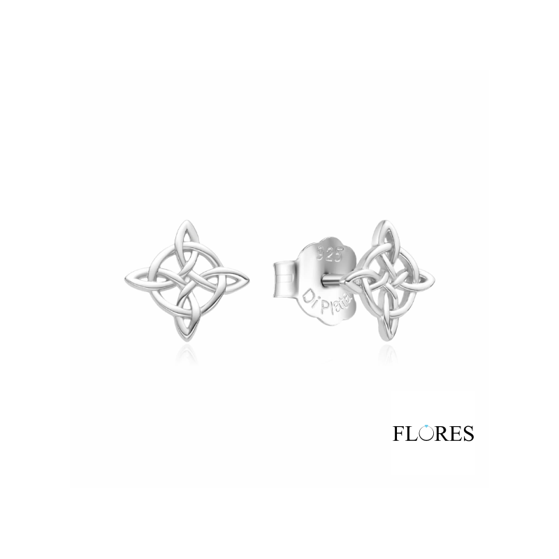 Pendientes Plata de Ley Nudo de Brujas 2025236 | 15,00 € | Joyería Flores