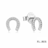 Pendientes Plata de Ley Herradura 2024732 | 19,00 € | Joyería Flores