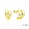 Pendientes Plata de Ley Dorada 2024984/Y | 48,00 € | Joyería Flores